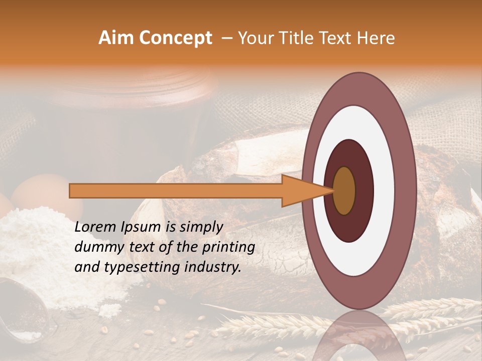 Flour Egg Gourmet PowerPoint Template