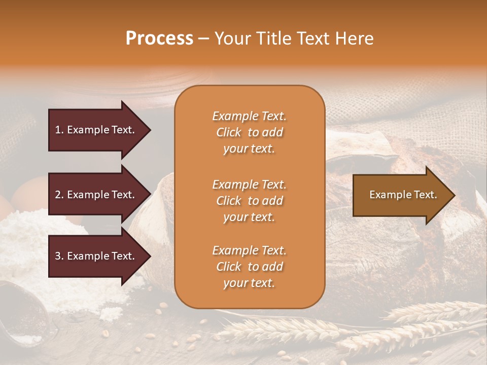 Flour Egg Gourmet PowerPoint Template