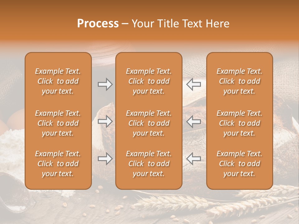 Flour Egg Gourmet PowerPoint Template