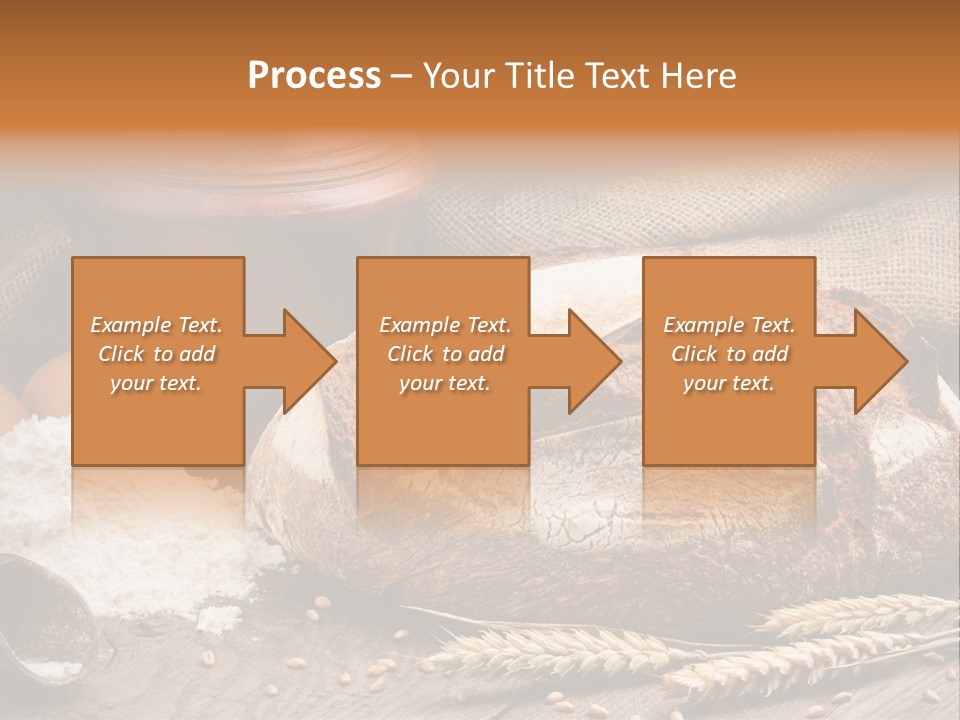 Flour Egg Gourmet PowerPoint Template