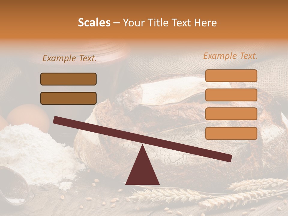 Flour Egg Gourmet PowerPoint Template