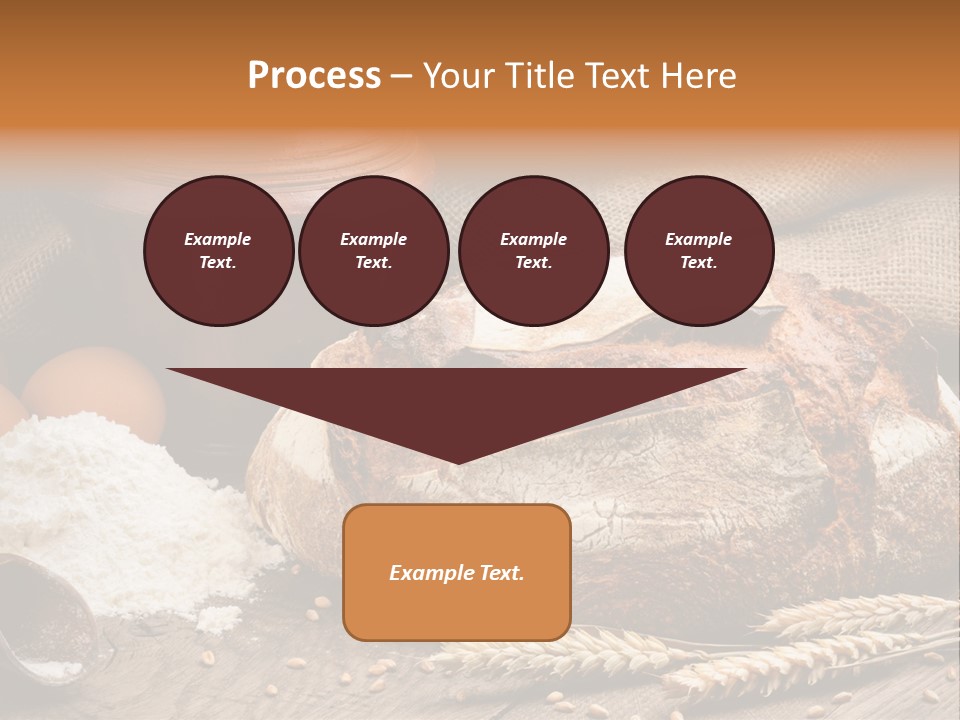 Flour Egg Gourmet PowerPoint Template