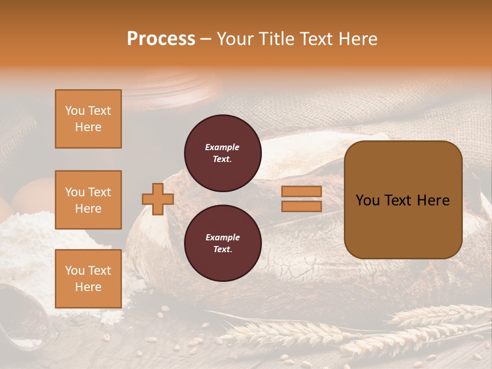 Flour Egg Gourmet PowerPoint Template