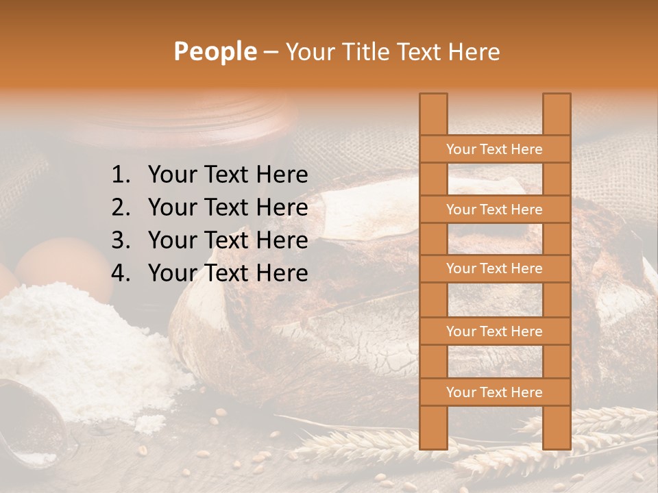 Flour Egg Gourmet PowerPoint Template