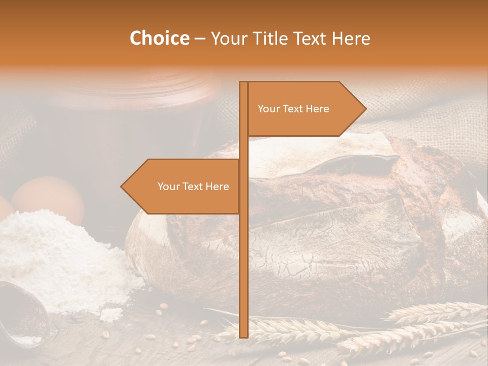 Flour Egg Gourmet PowerPoint Template