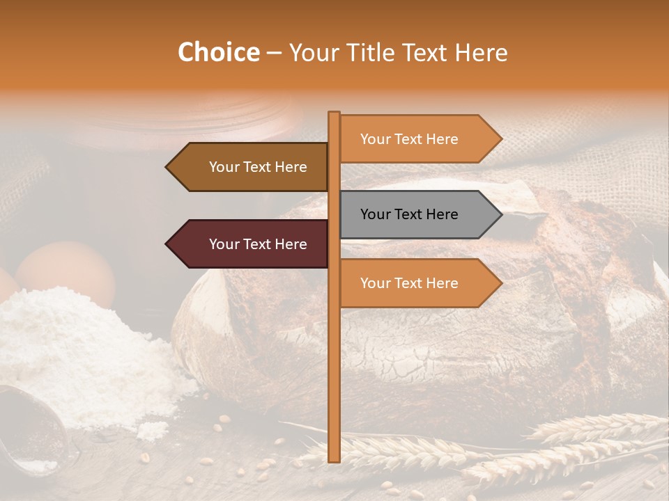 Flour Egg Gourmet PowerPoint Template