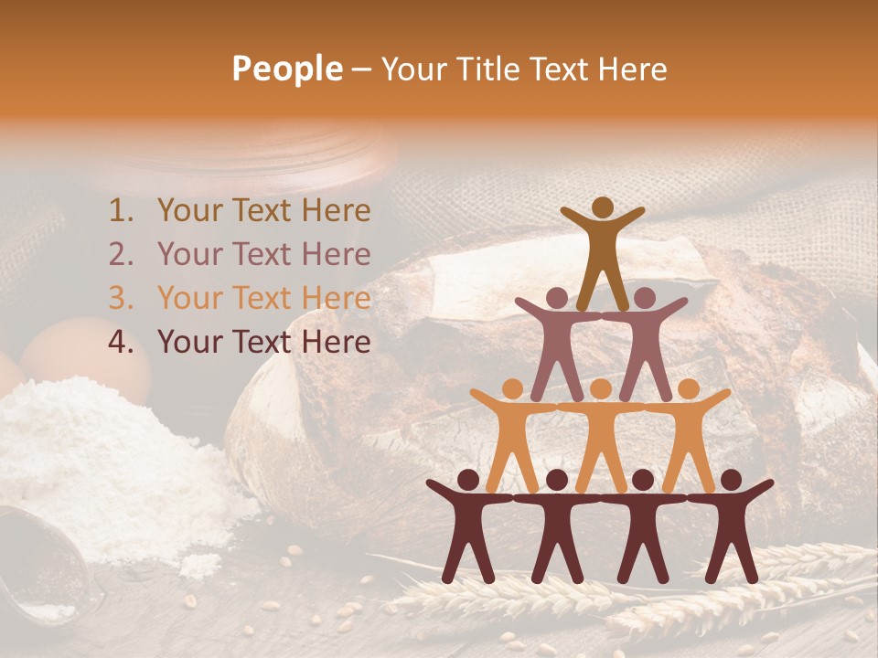 Flour Egg Gourmet PowerPoint Template