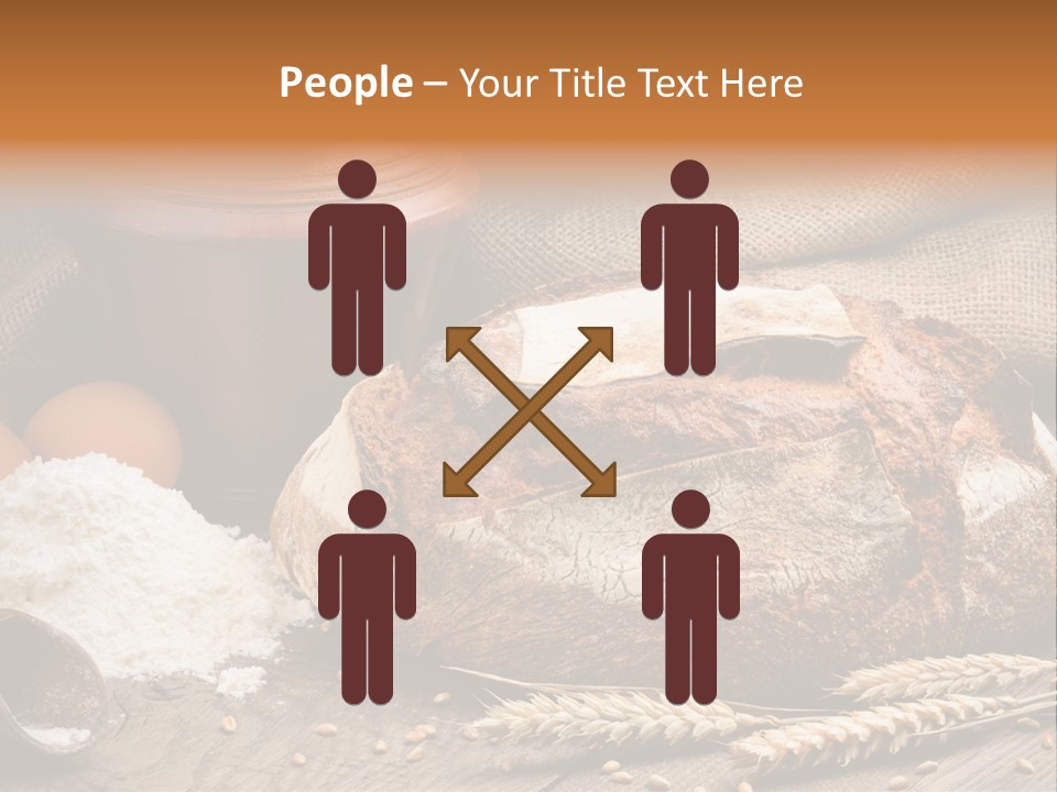 Flour Egg Gourmet PowerPoint Template