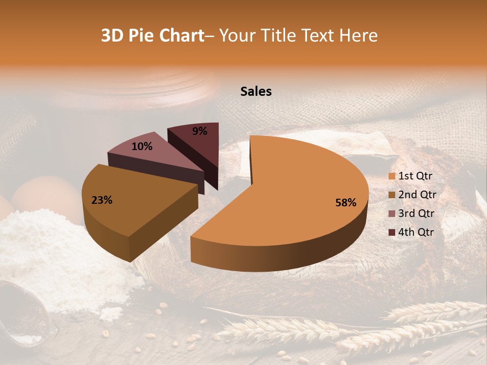 Flour Egg Gourmet PowerPoint Template