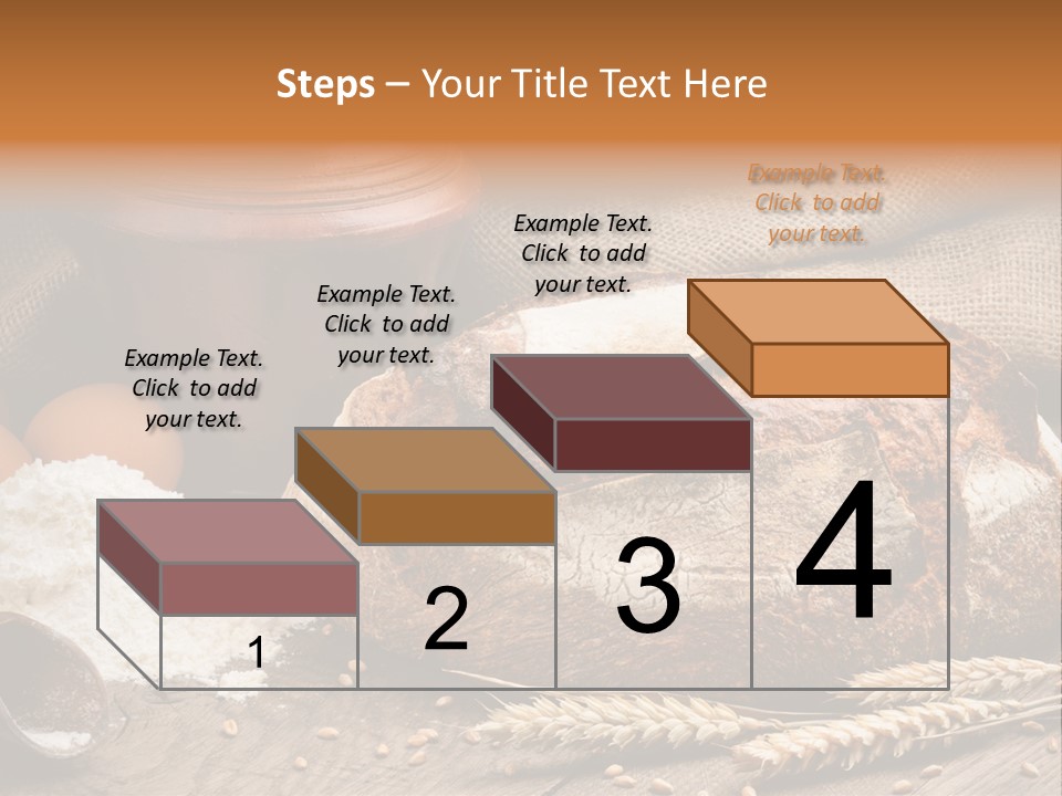 Flour Egg Gourmet PowerPoint Template