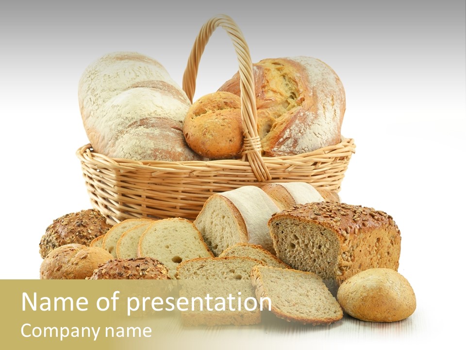 Seed Grocery Bakery PowerPoint Template