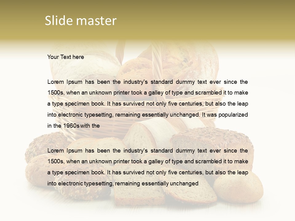 Seed Grocery Bakery PowerPoint Template