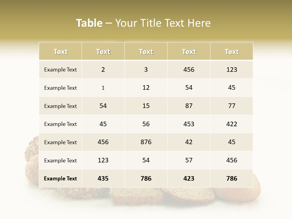 Seed Grocery Bakery PowerPoint Template