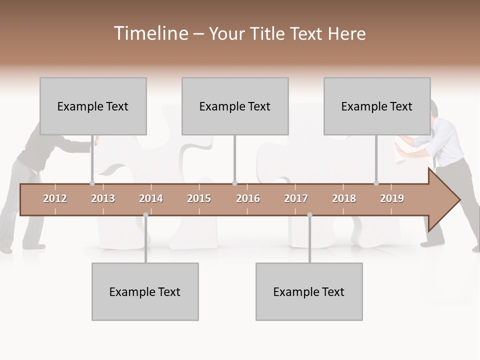Challenge Jigsaw Business PowerPoint Template