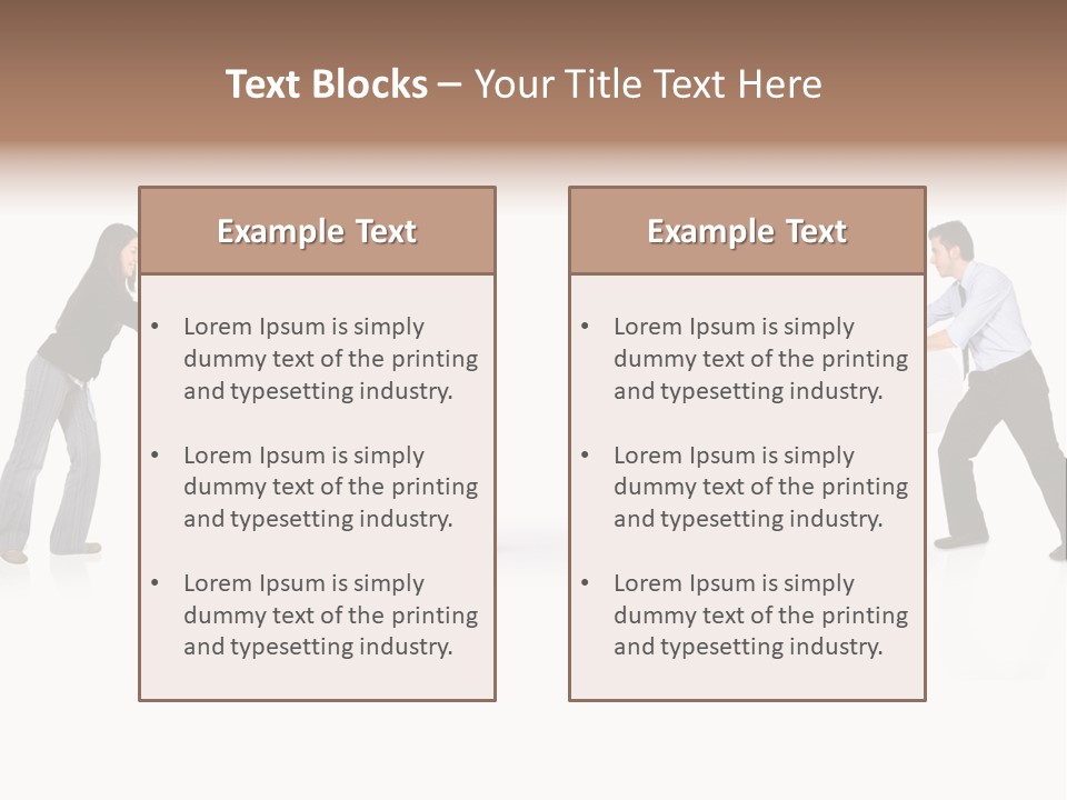 Challenge Jigsaw Business PowerPoint Template