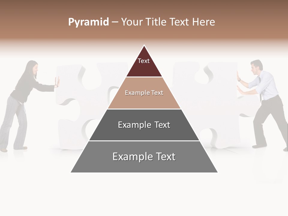 Challenge Jigsaw Business PowerPoint Template