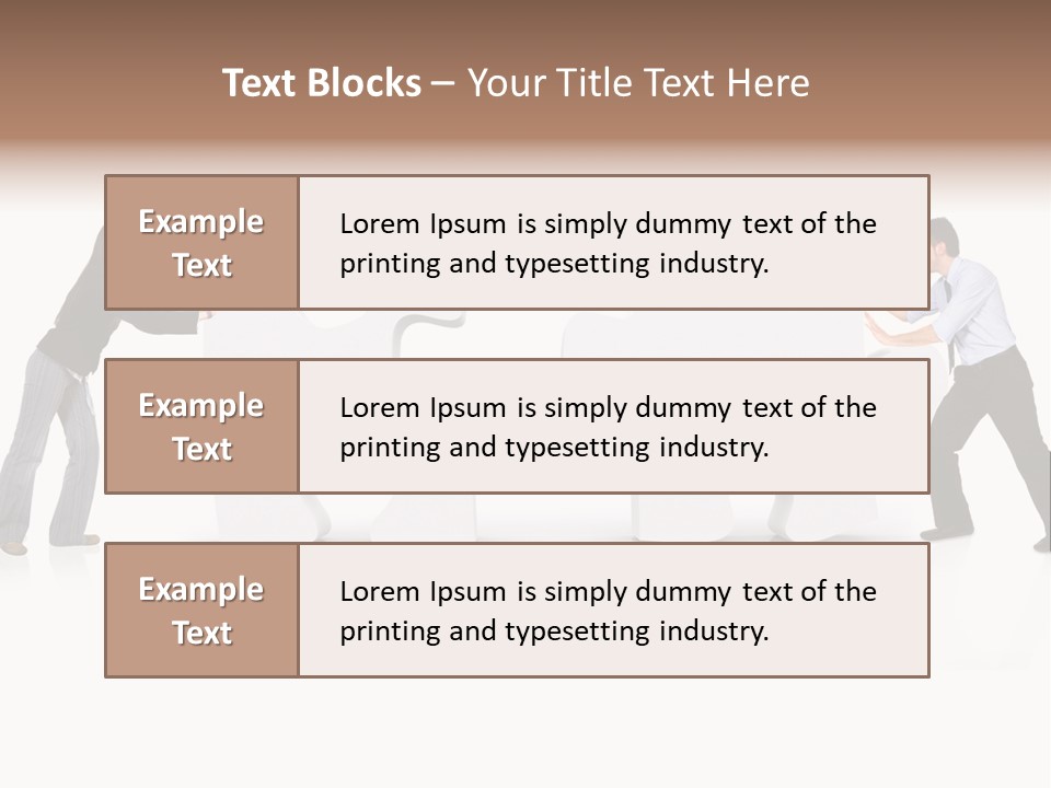 Challenge Jigsaw Business PowerPoint Template