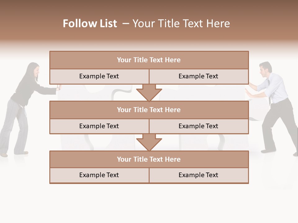 Challenge Jigsaw Business PowerPoint Template