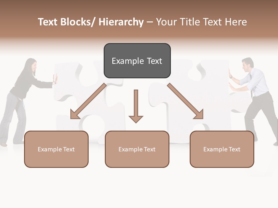 Challenge Jigsaw Business PowerPoint Template