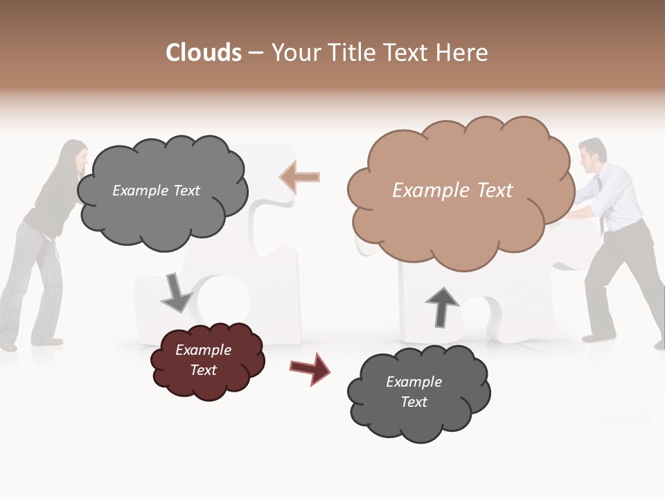 Challenge Jigsaw Business PowerPoint Template