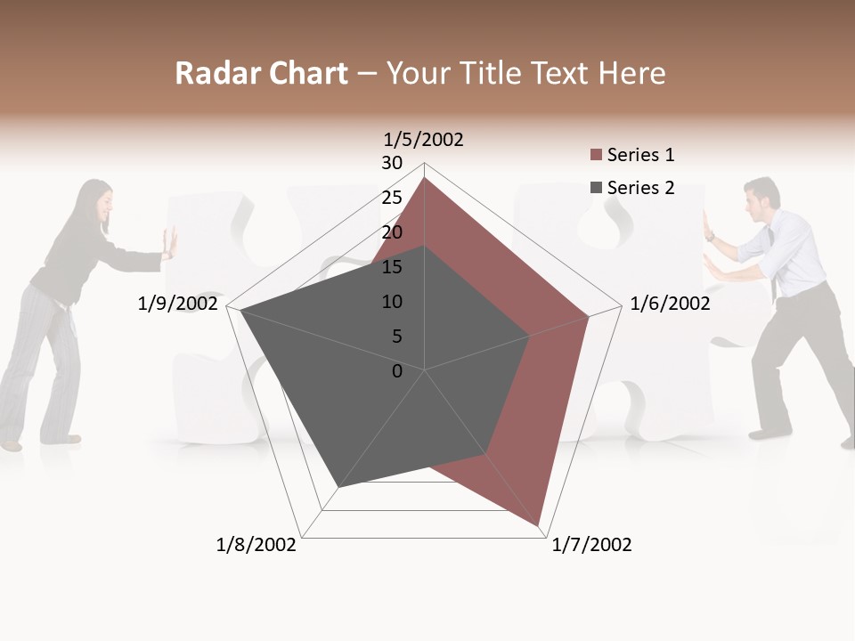 Challenge Jigsaw Business PowerPoint Template