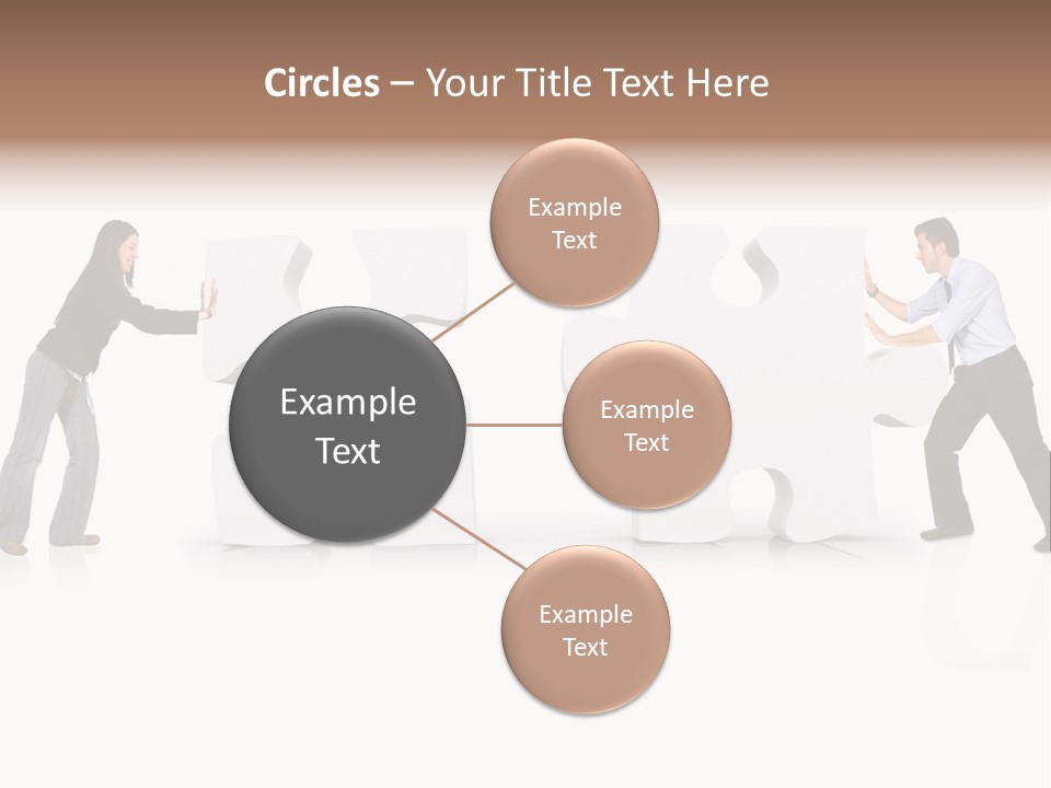 Challenge Jigsaw Business PowerPoint Template
