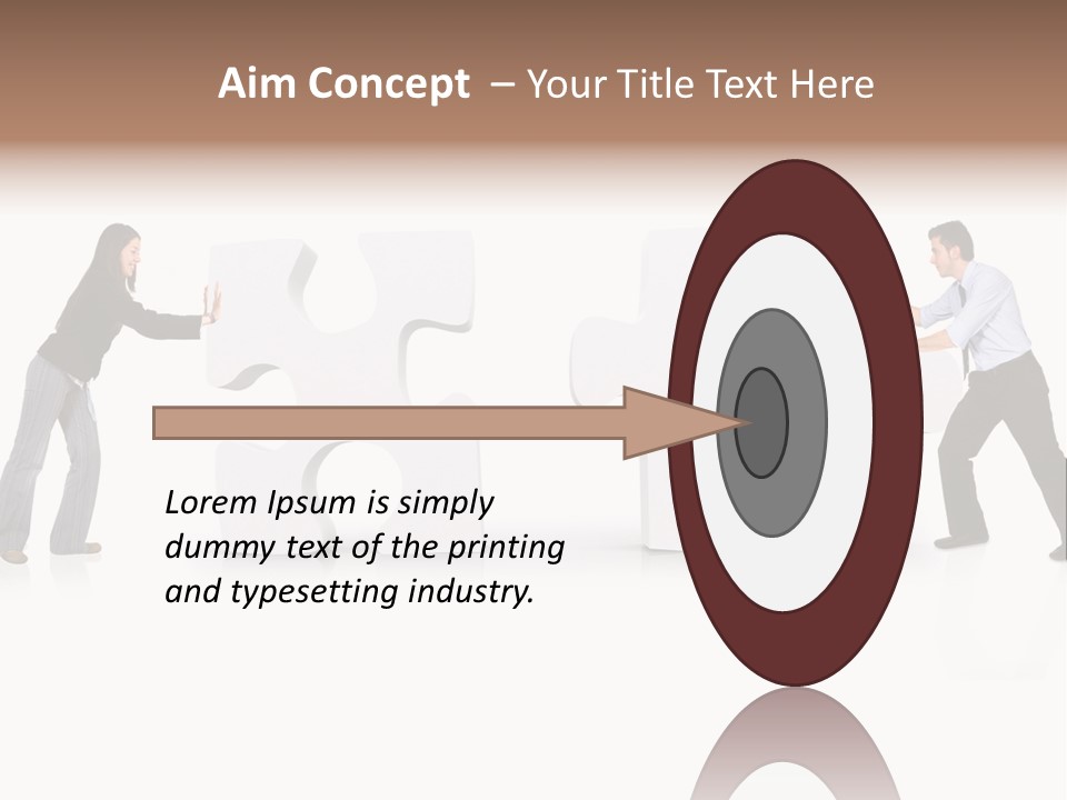 Challenge Jigsaw Business PowerPoint Template