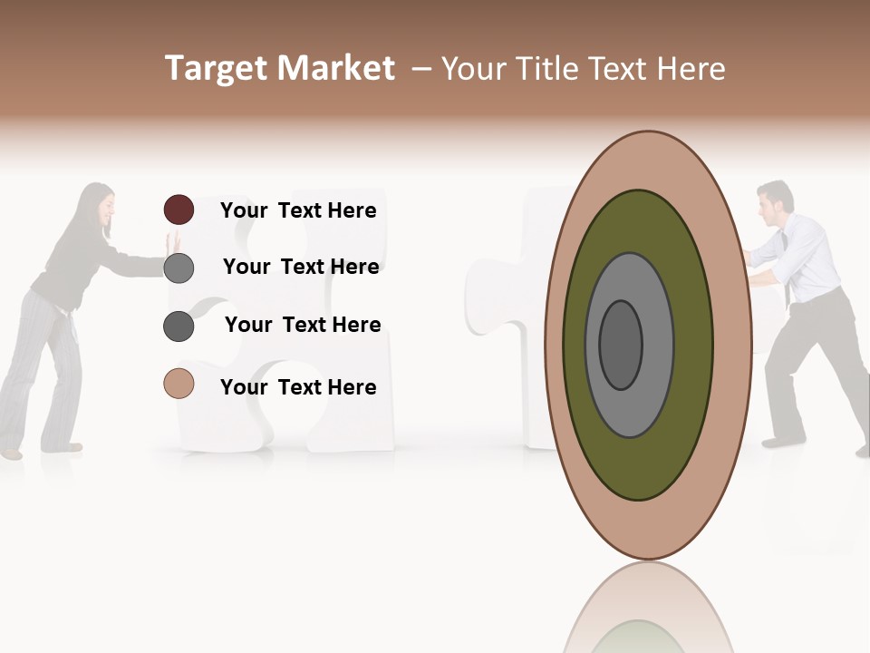 Challenge Jigsaw Business PowerPoint Template