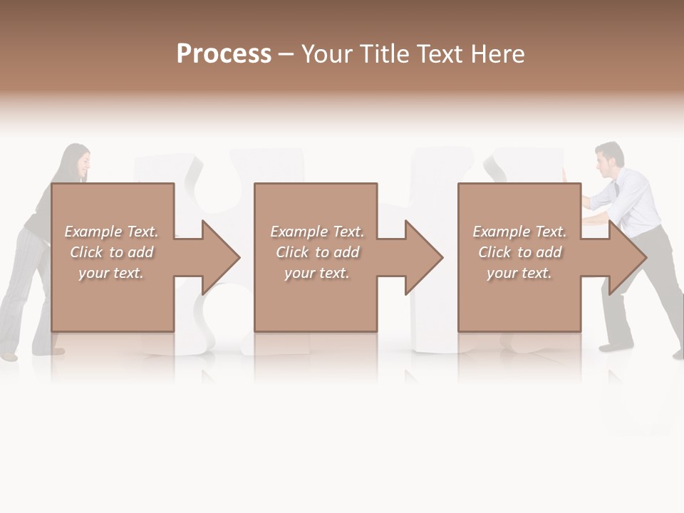Challenge Jigsaw Business PowerPoint Template