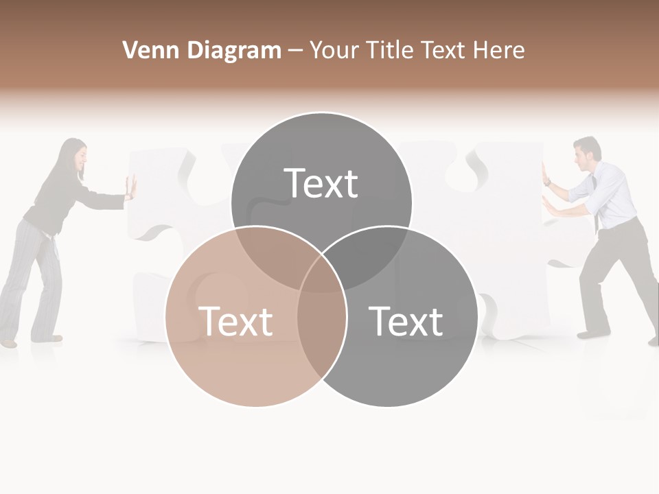 Challenge Jigsaw Business PowerPoint Template