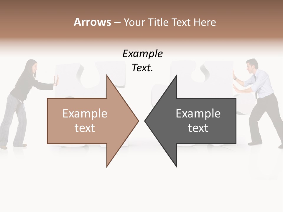 Challenge Jigsaw Business PowerPoint Template