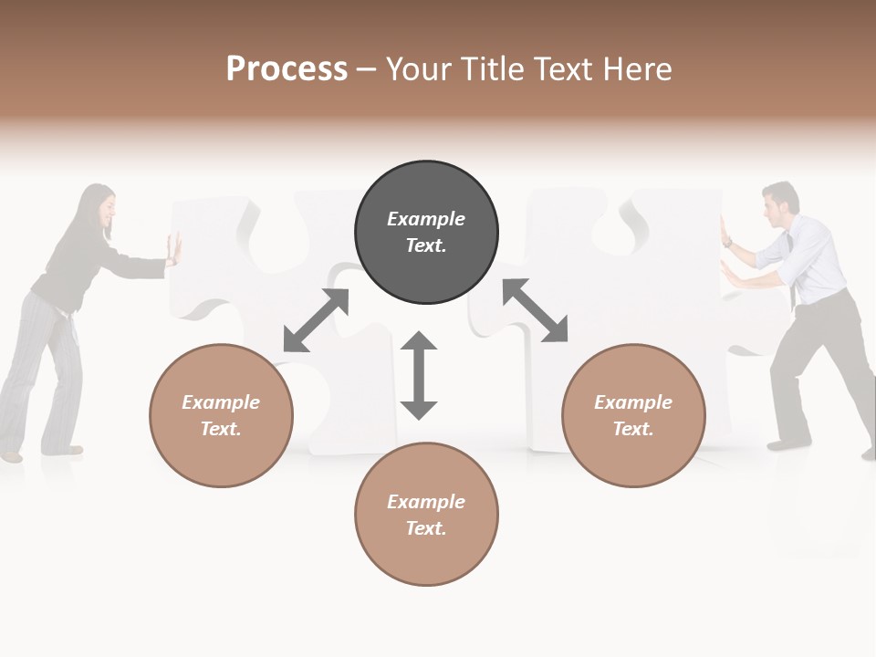 Challenge Jigsaw Business PowerPoint Template