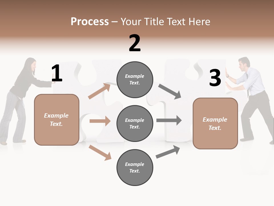 Challenge Jigsaw Business PowerPoint Template
