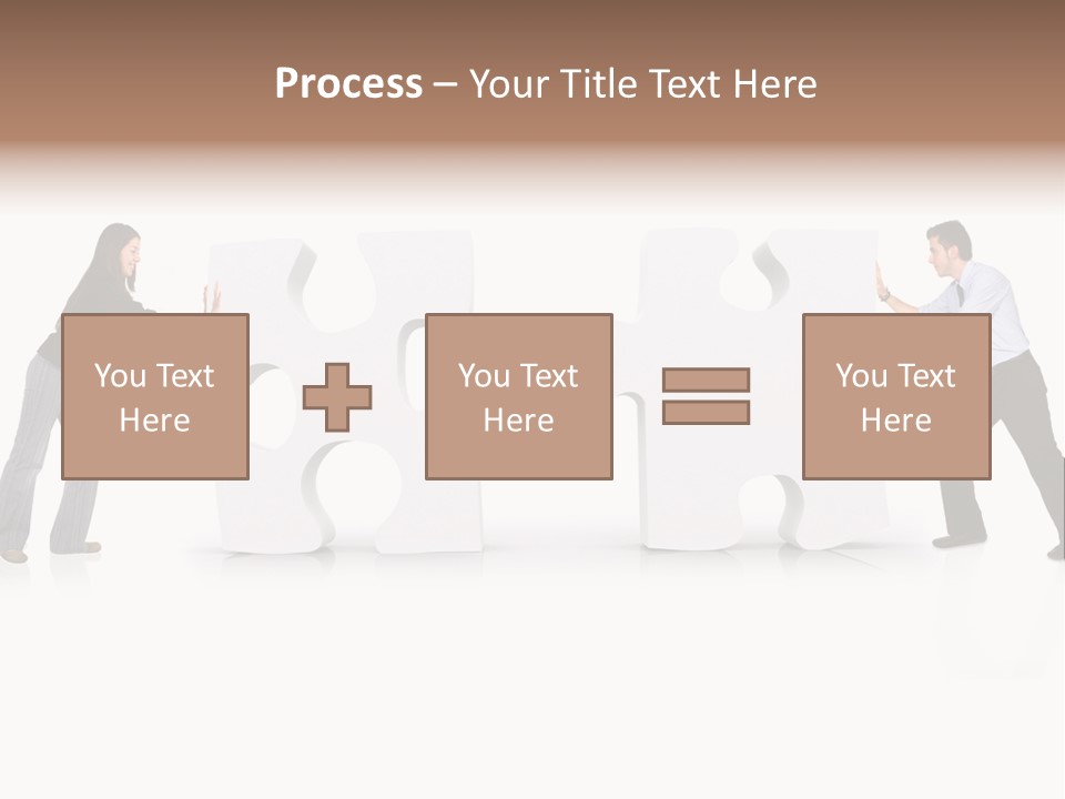 Challenge Jigsaw Business PowerPoint Template