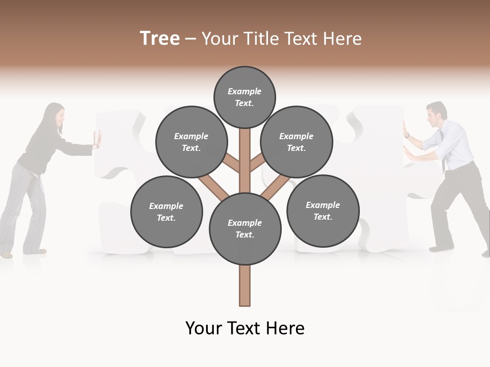 Challenge Jigsaw Business PowerPoint Template