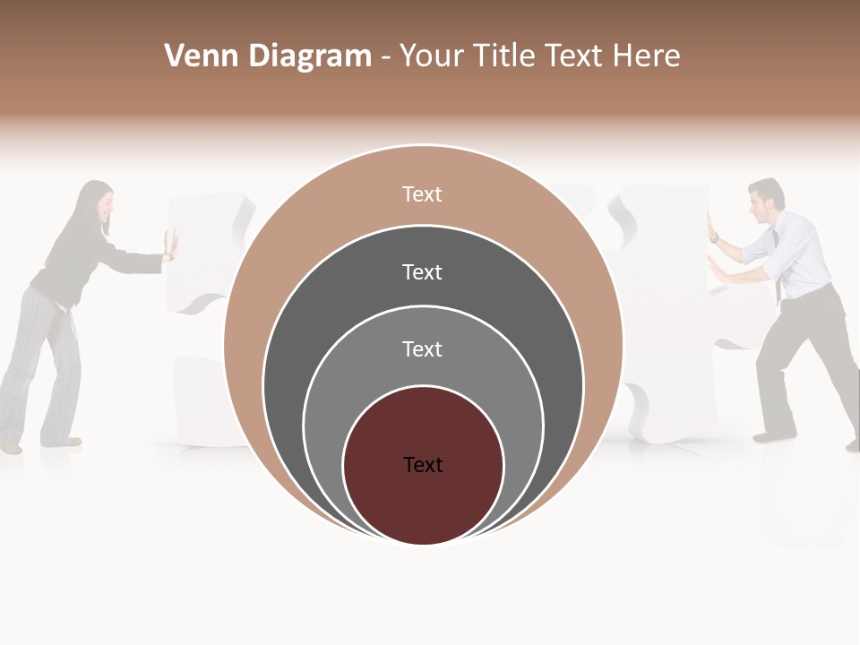 Challenge Jigsaw Business PowerPoint Template
