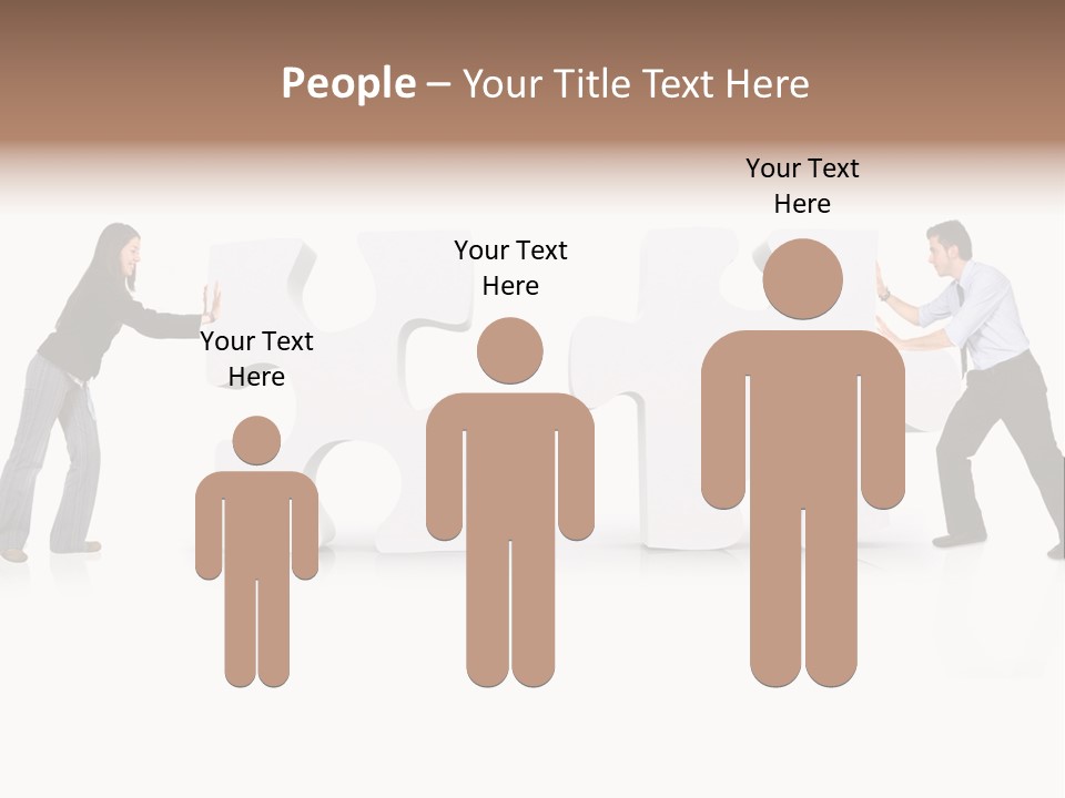 Challenge Jigsaw Business PowerPoint Template
