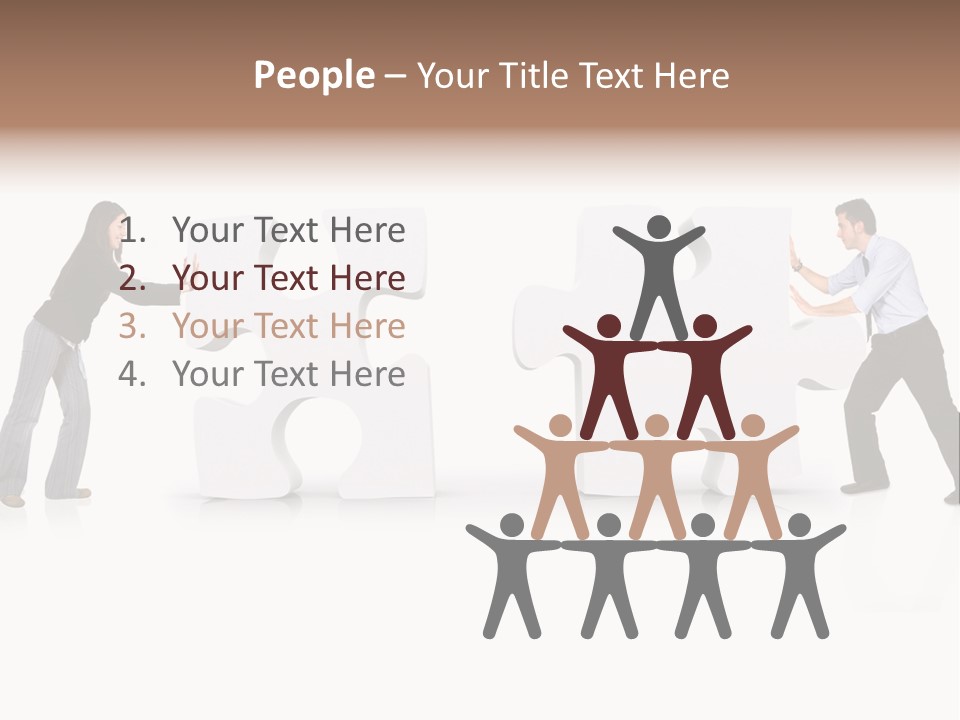 Challenge Jigsaw Business PowerPoint Template