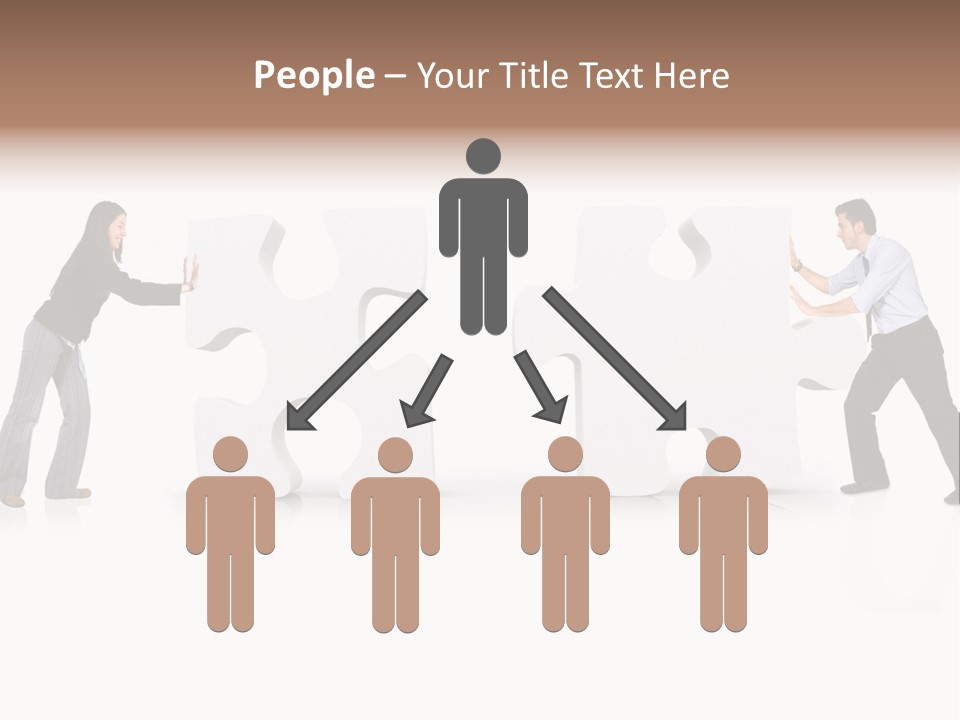 Challenge Jigsaw Business PowerPoint Template