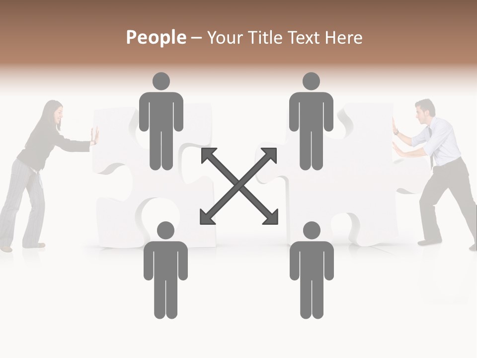 Challenge Jigsaw Business PowerPoint Template