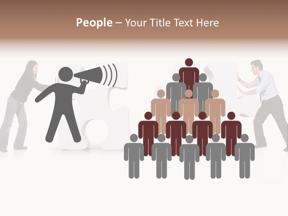 Challenge Jigsaw Business PowerPoint Template