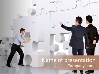 Solve Colours Playing PowerPoint Template