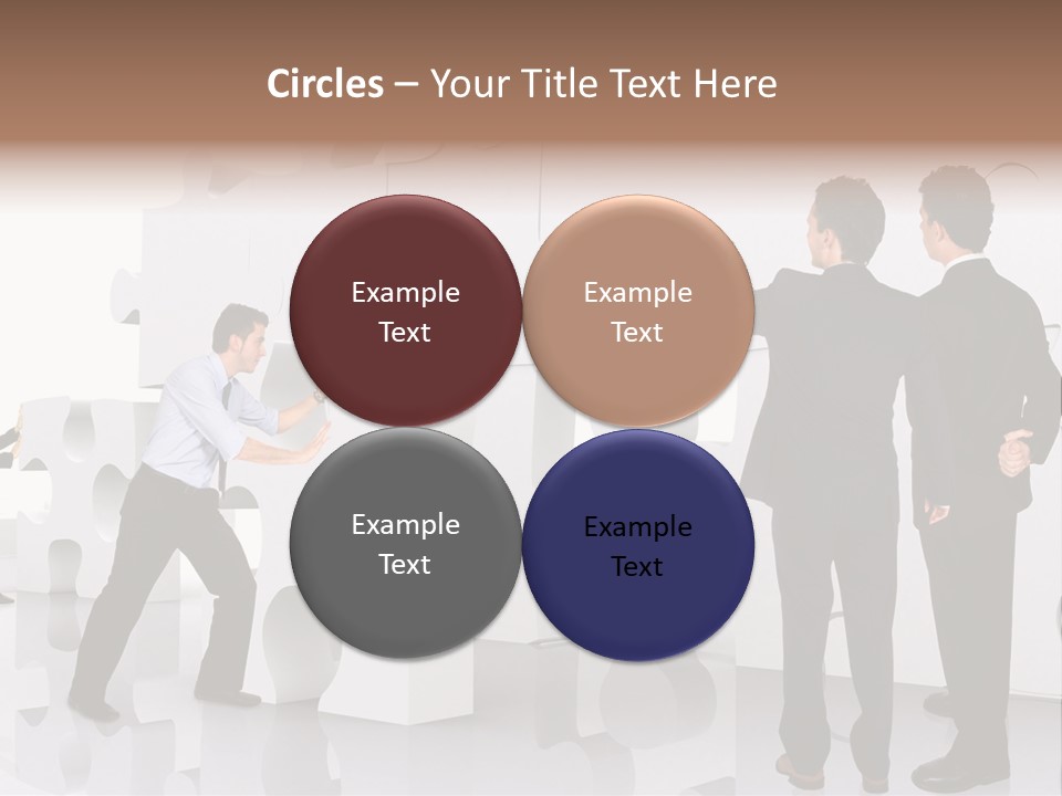 Solve Colours Playing PowerPoint Template