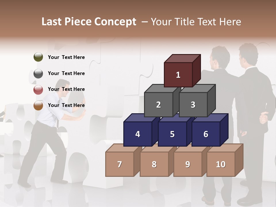 Solve Colours Playing PowerPoint Template