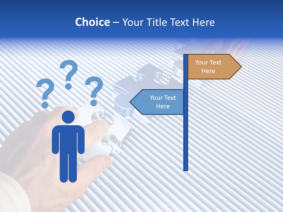 Femme Choix Humain PowerPoint Template