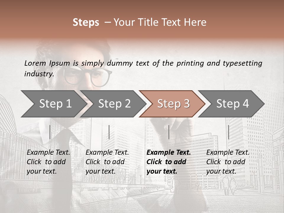 Success Line Design PowerPoint Template