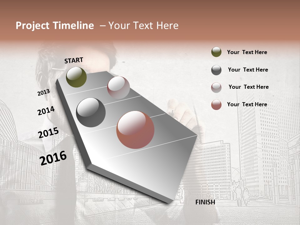 Success Line Design PowerPoint Template