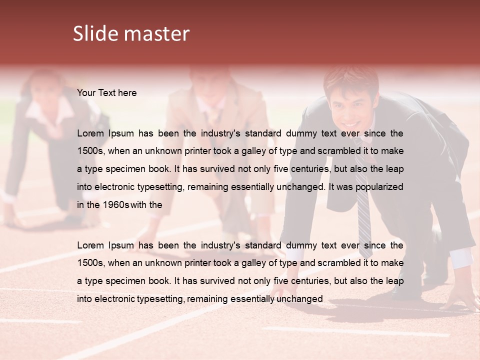 Competitive Compete Competitor PowerPoint Template