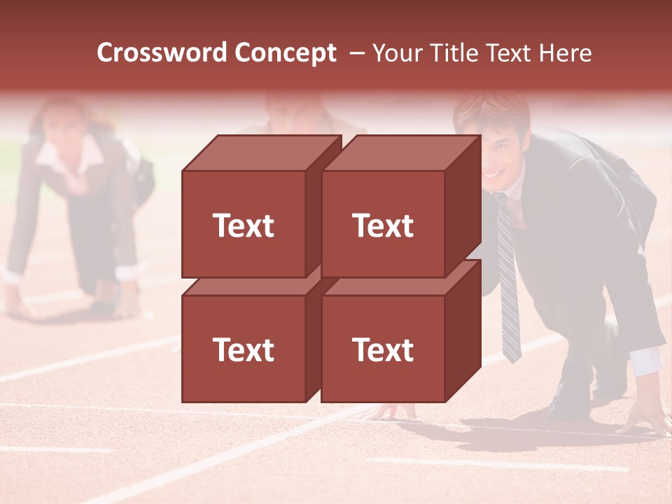Competitive Compete Competitor PowerPoint Template