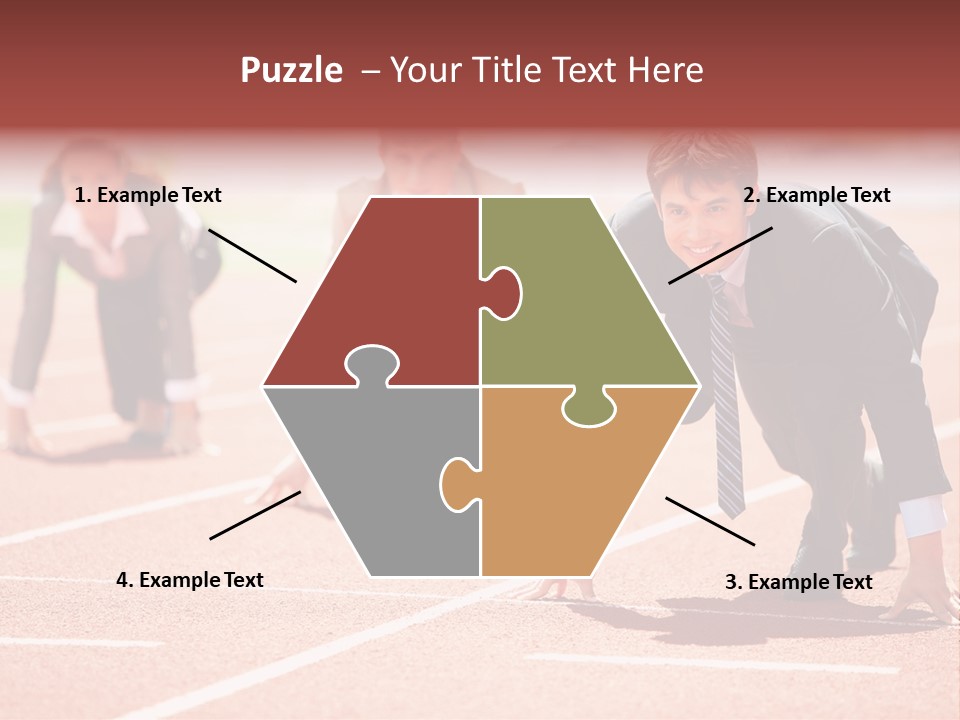 Competitive Compete Competitor PowerPoint Template